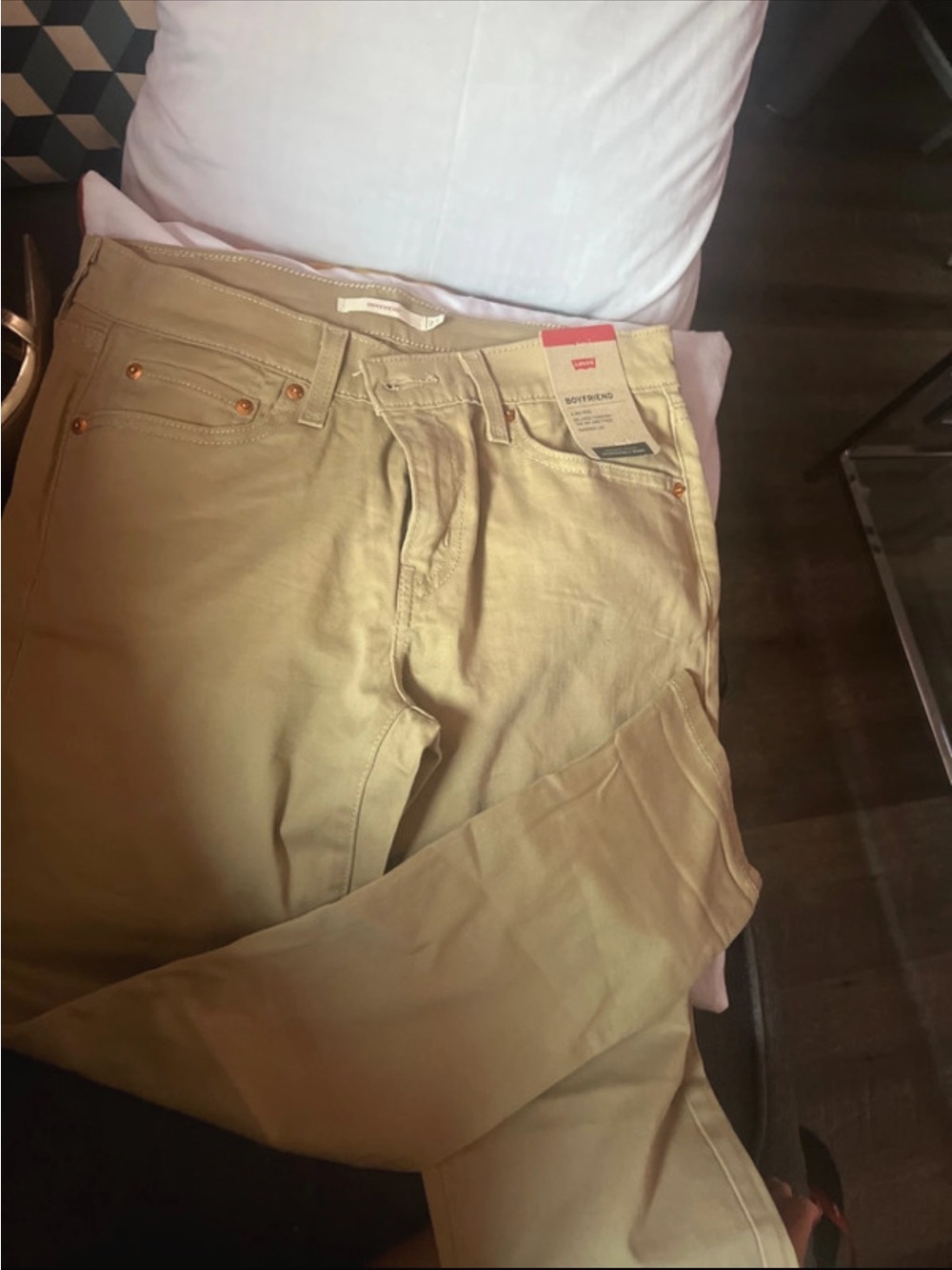 Levi's Men's Tan Slim Straight Jeans